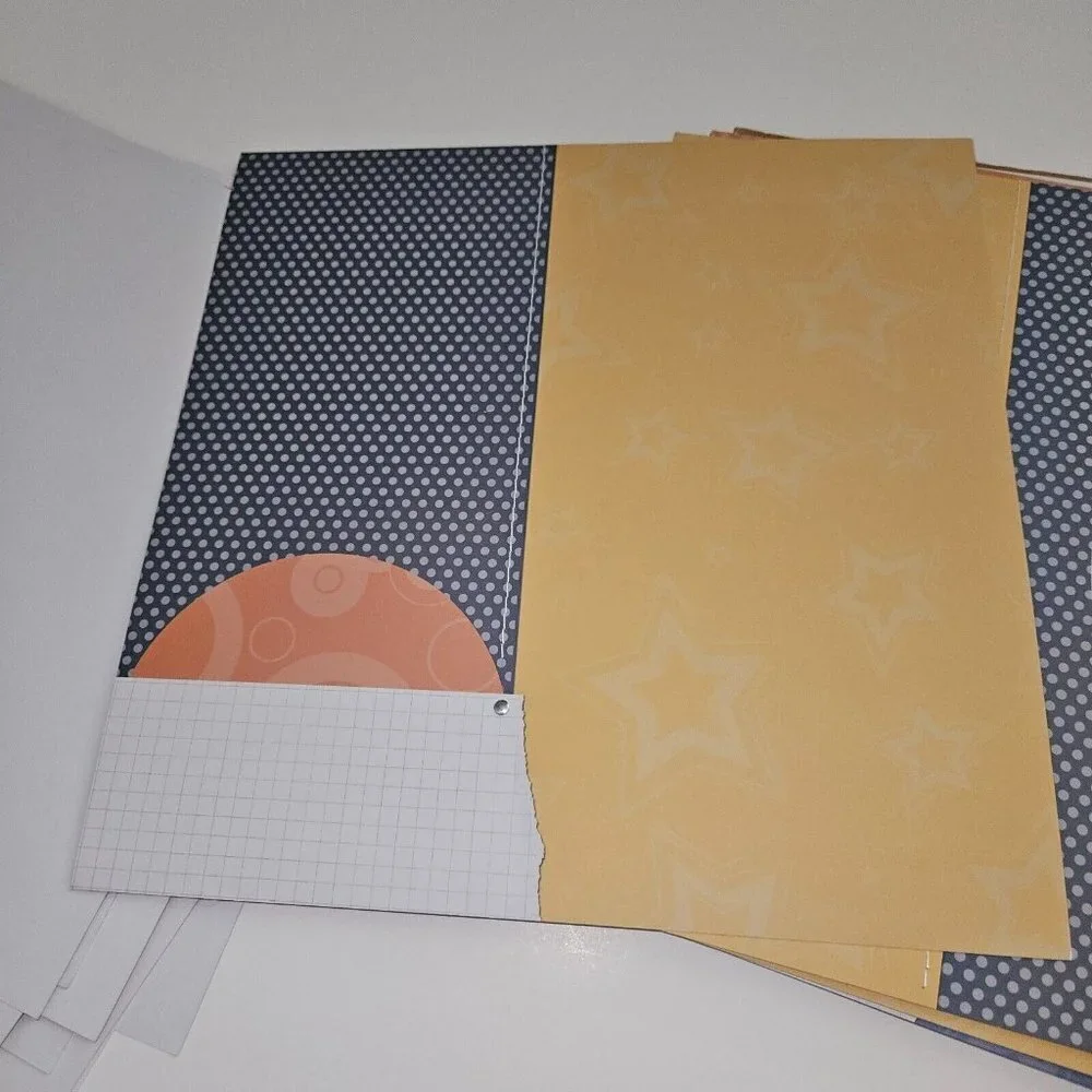 Creative Memories 12x12 School Kit Predecorated Pages Stickers Diecut NEVER USED